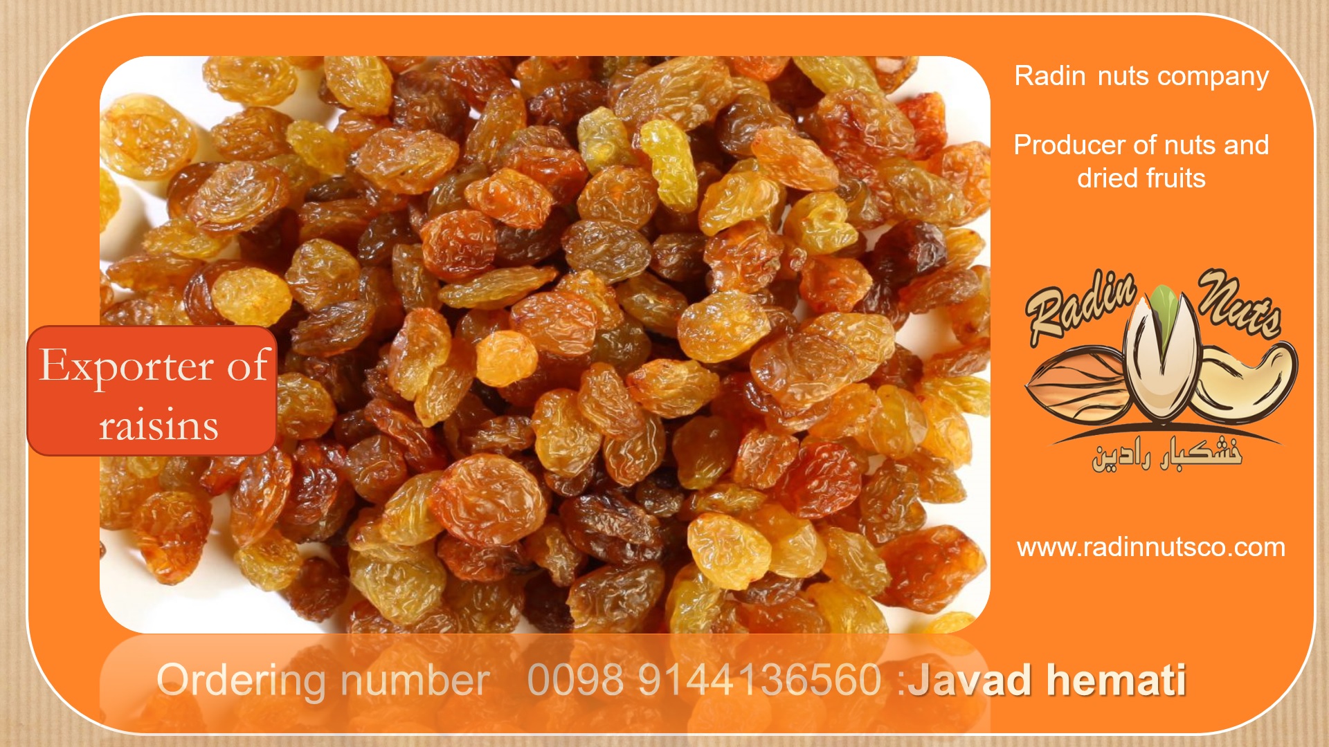 raisins export price in wholesale
